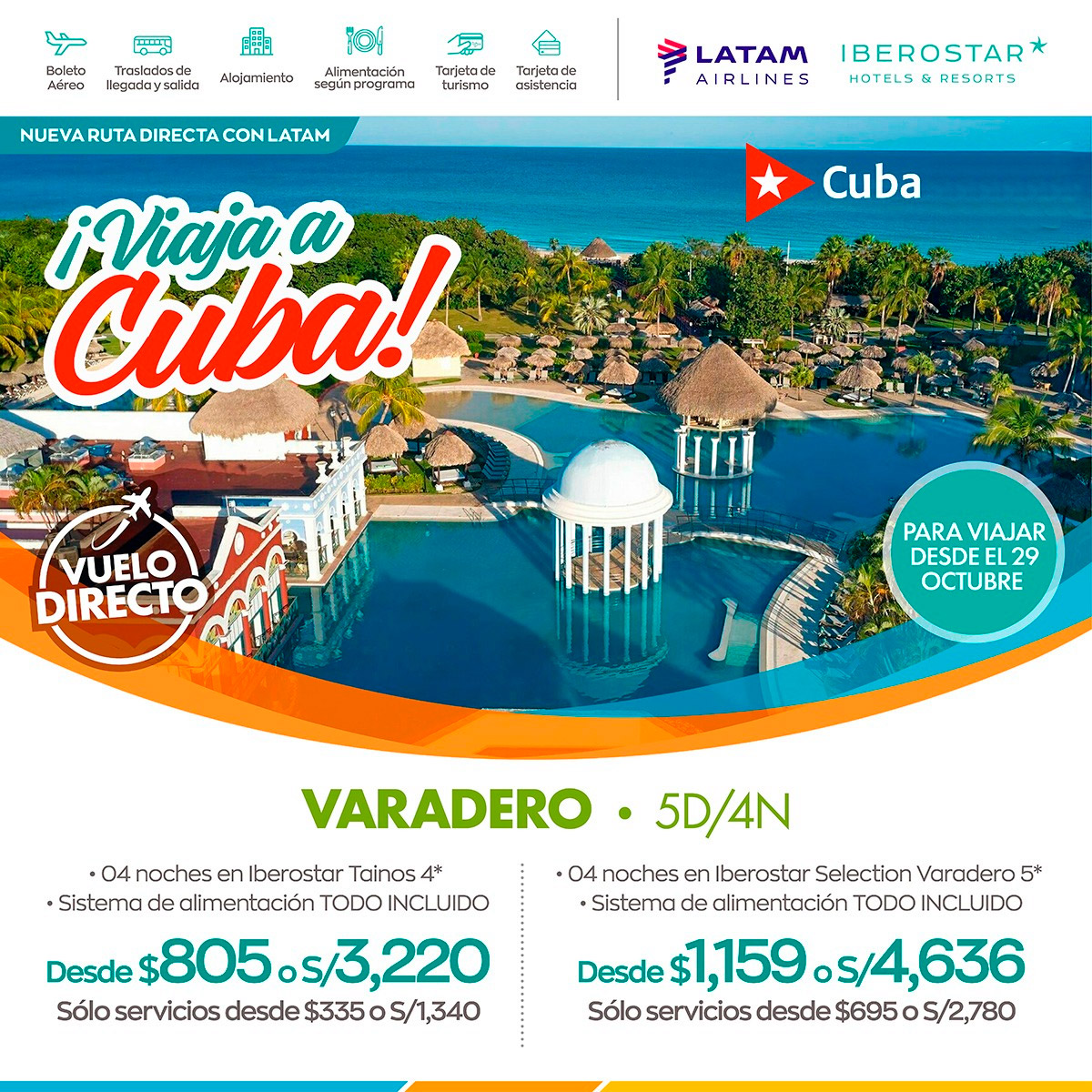Varadero 5dIas y 4 noches